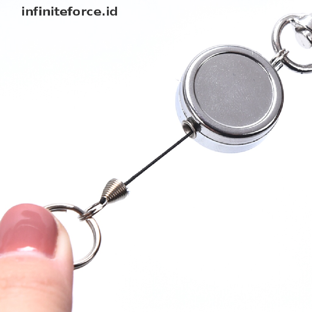 (Infiniteforce.Id) Gantungan Kunci Carabiner Retractable