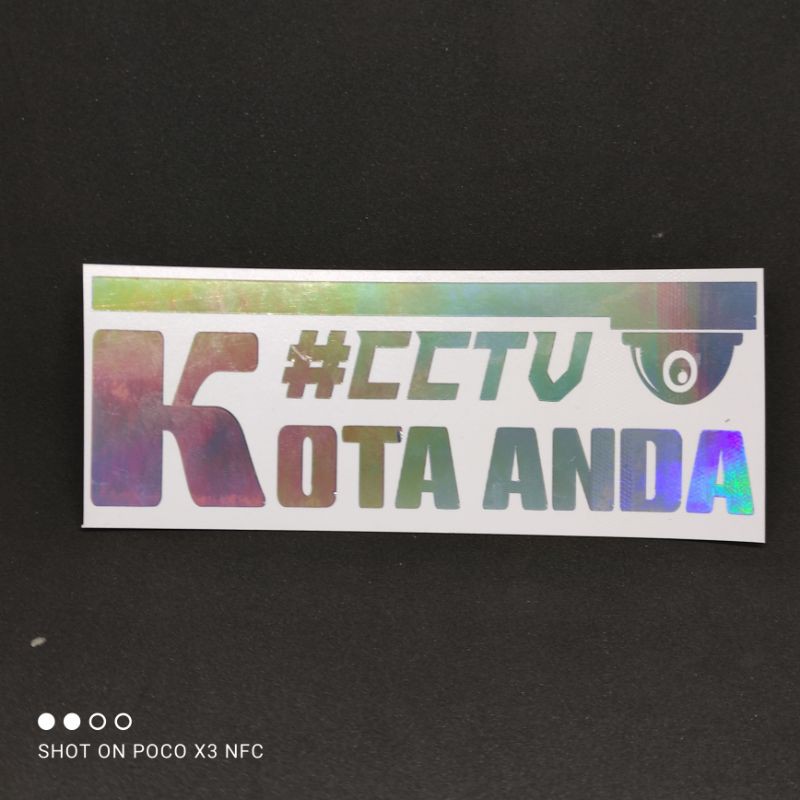 stiker cctv mania - cutting stiker cctv truk costum