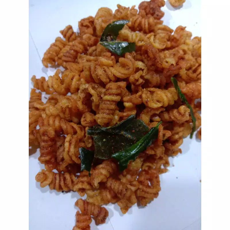 

macaroni ulir daun jeruk dll kemasan 250g