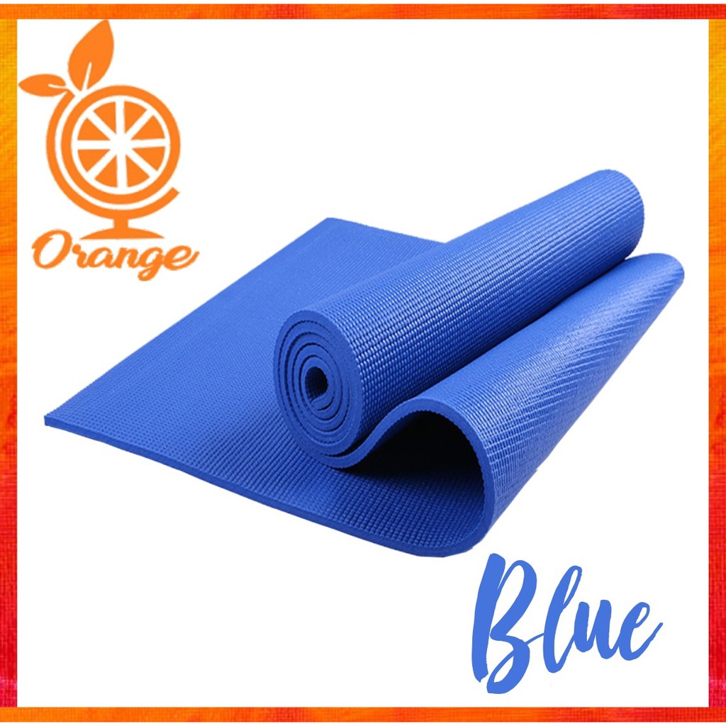 Matras yoga olahraga - Matras Senam Anti Slip Tebal 8mm