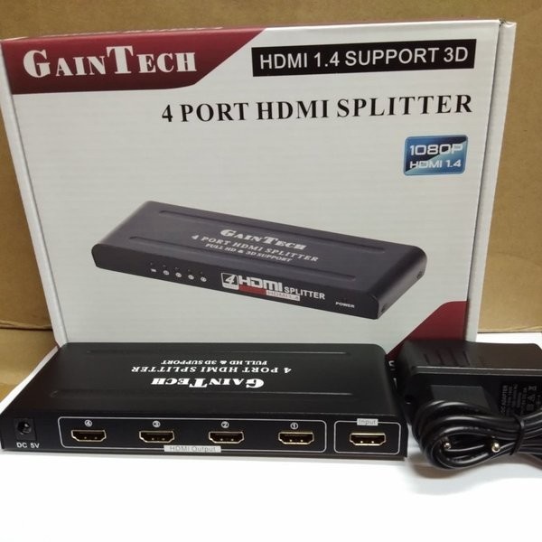 GAINTECH HDMI SPLITTER 4PORT