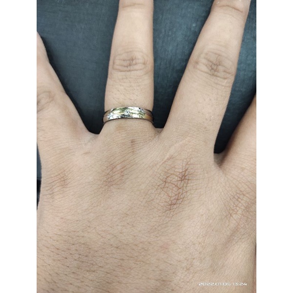 CINCIN TITANIUM KOMBINASI MATA grosir isi 36pcs