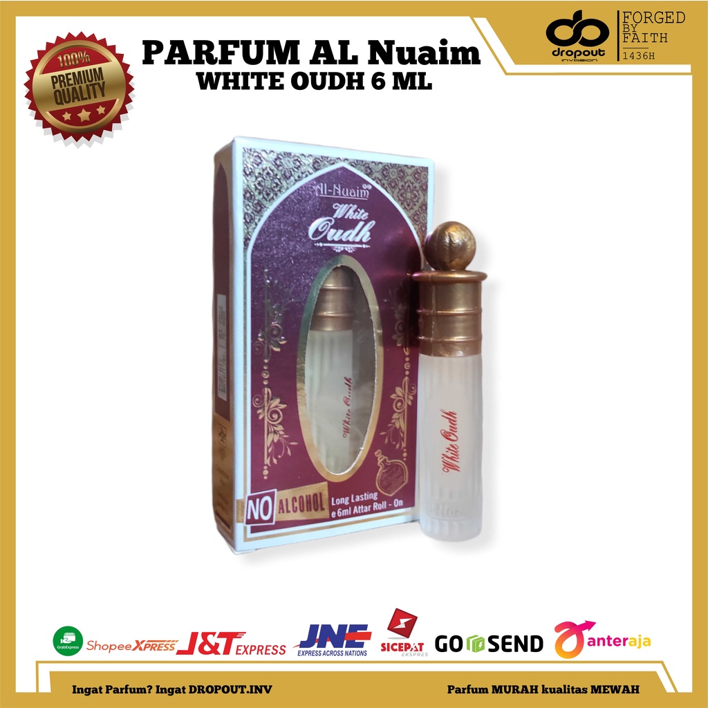 Al Nuaim Original White Oudh Al Nuaim Concentrated Oil non alcohol  Parfum India Original India Gaha