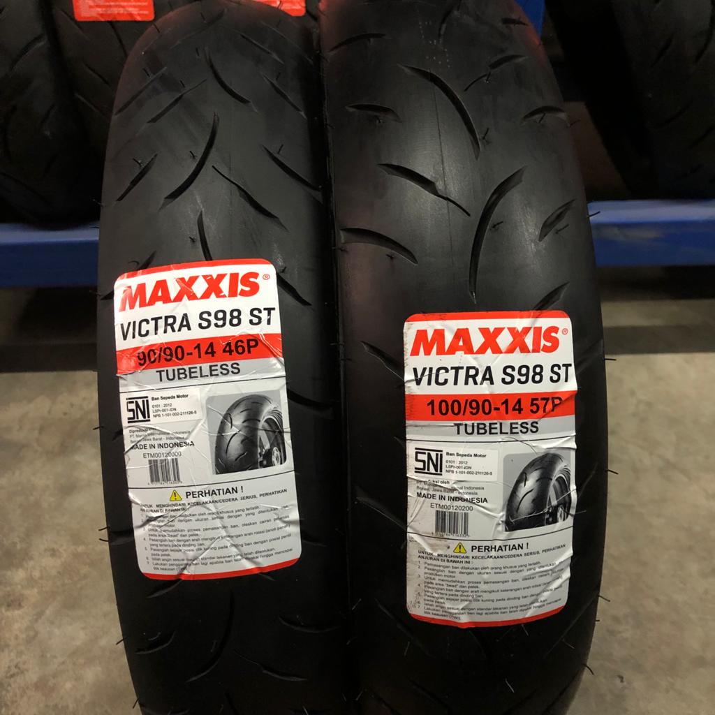 Paket Ban matic Maxxis Victra 90 90 14 &amp; 100 90 14 LEXI VARIO