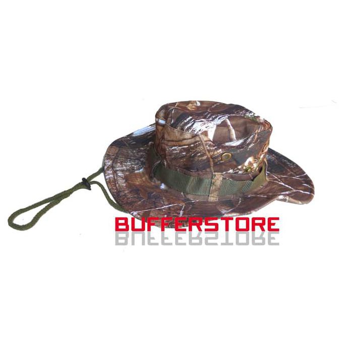 New Topi Rimba Jungle Realtree Camo Import / Perbakin / Outdoor / Hunting Original