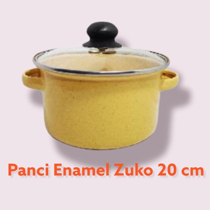 Best Seller Panci Enamel Zuko 20 Cm High Quality / Dutch Oven Zuko 20 Cm