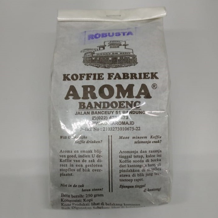 Jual Kopi Robusta Dan Arabika Koffie Fabriek Aroema Bandung Gr Shopee Indonesia