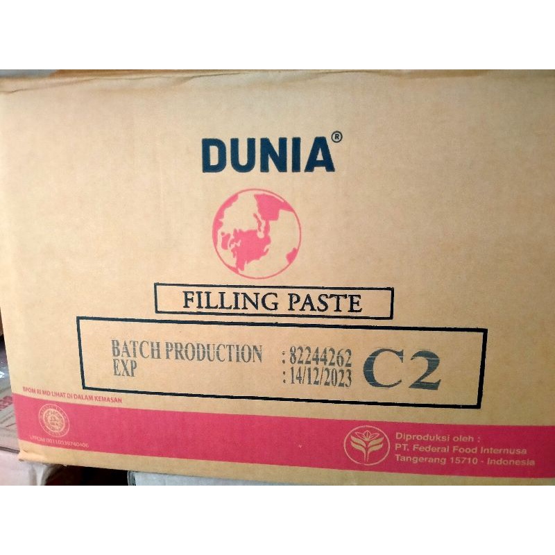 PASTA COKLAT FILLING / DUNIA FILLING C2 250GR