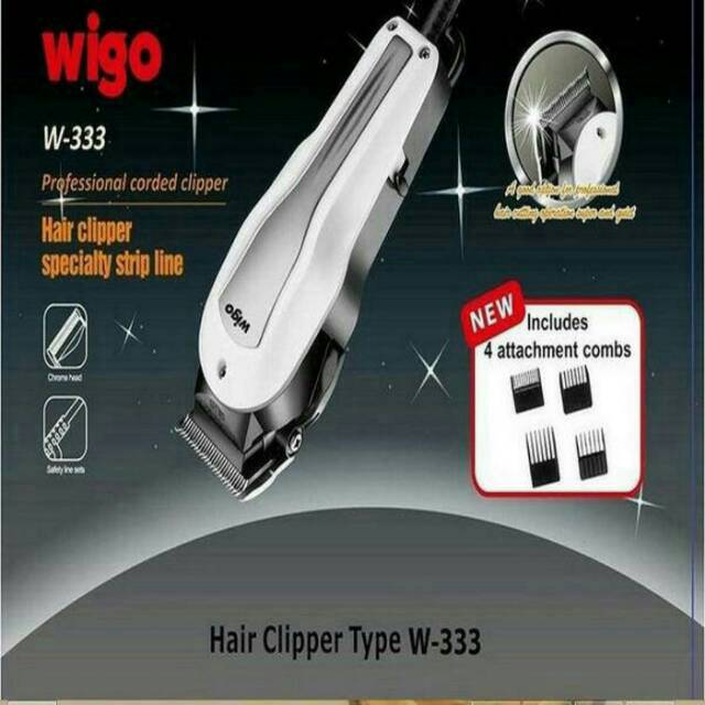 WIGO W-333 - Alat Cukur Rambut/Cliper #Best Product &amp; High Quality  #ORIGINAL