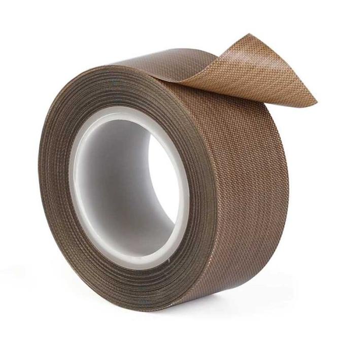 

(BISA COD) Lakban Tape PTFE Heat High Temperature 10m x 0.13mm TERPERCAYA Kode 532