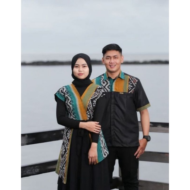 READY STOK aurora dress tenun etnik asli set couple baju wanita seragam keluarga kondangan pesta prewedding kantor motif sumba toraja ntb ntt kemeja pria panjang pendek sarimbit tunik gamis outer kardigan jepara