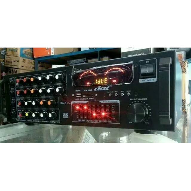 Power Amplifer DAT DA-313 DA313 DA 313 utk Speaker,Karaoke,Studio,Rec