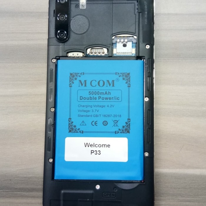 Battery Batre Baterai Double Power Mcom Welcome P33