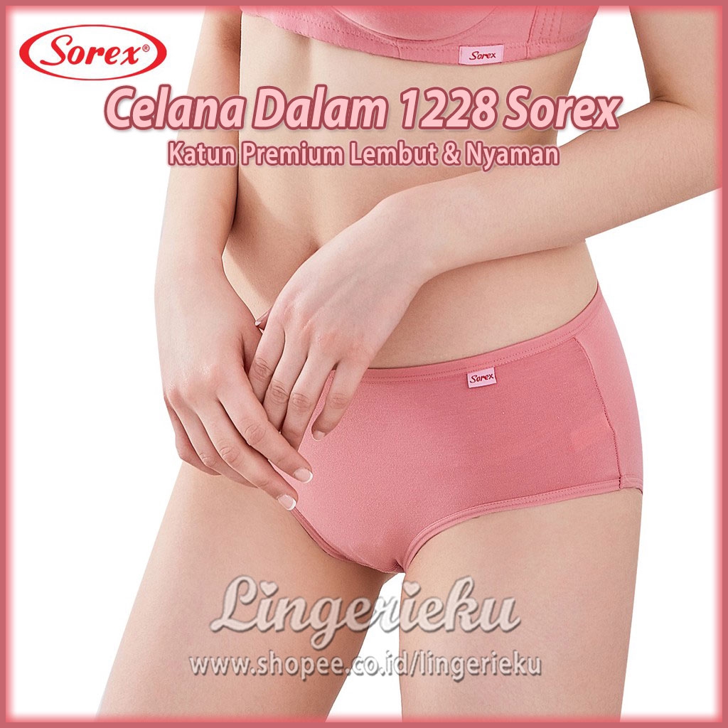 Sorex 1228 M CD Celana Dalam Wanita Ukuran M Dijamin Murah Model Midi