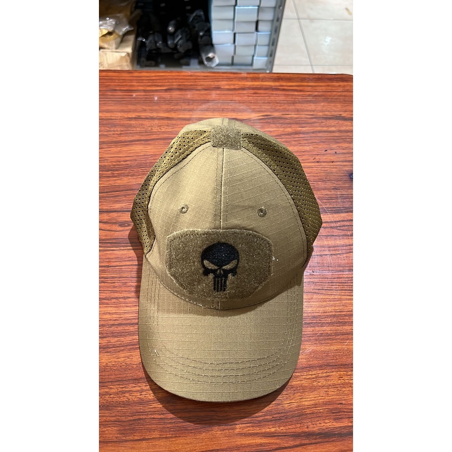 Topi Army Tengkorak / Topi Tactical Army Import -Cokelat