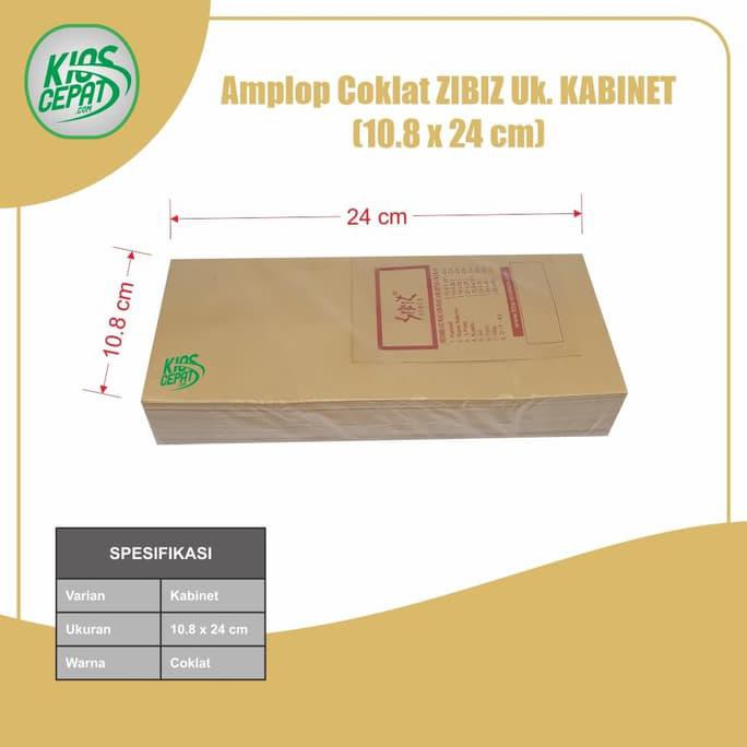 

Amplop Coklat Ukuran Kabinet (1Pack Isi 100pcs) TERPERCAYA