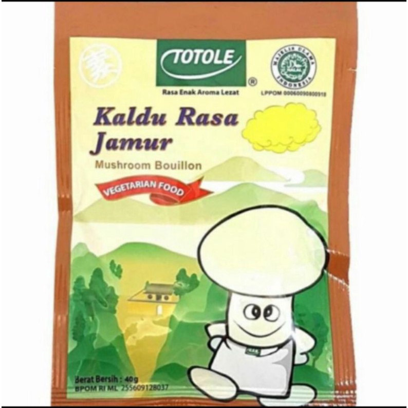 

Totole Kaldu Jamur 80gr / Kaldu Jamur Totole Halal MUI 80 gram / Totole Penyedap Rasa