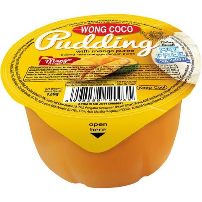 

WONG COCO PUDDING MANGO 120g