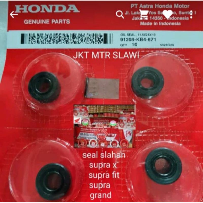 seal versneleng grand supra x supra lama supra fit lama ori honda ahm asli honda