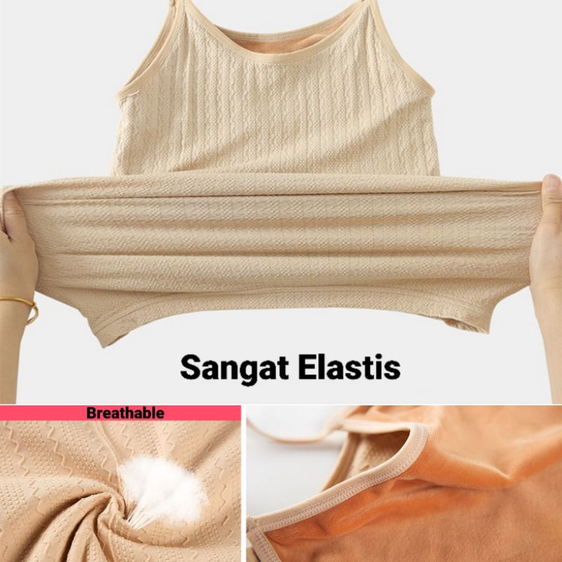 Tengtop / Tanktop Musim Dingin Long John Wanita 05