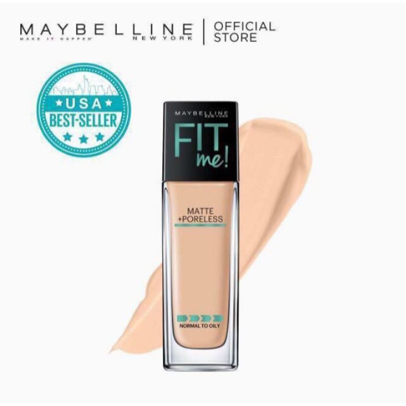 Foundation Fit Me! Matte+Poreless Maybelline READY STOK