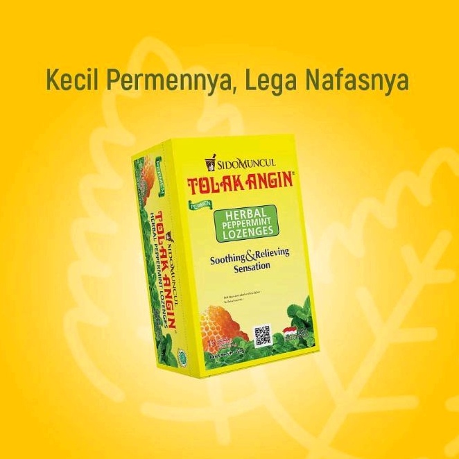 

Permen tolak angin sachet isi 5 butir