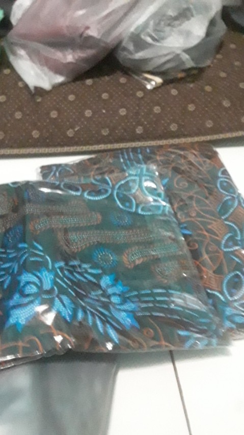 Batik Couple Keluarga Sania Ruffle Ori Ndoro Jowi Dnt Motif Sakura Merahh