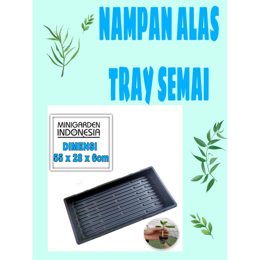 NAMPAN ALAS TRAY SEMAI POT TRAY  traypot biji benih nampan baki seedling benih bibit hidroponik