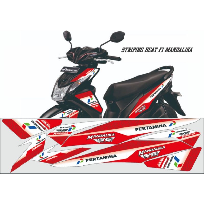 Striping beat fi Pertamina racing