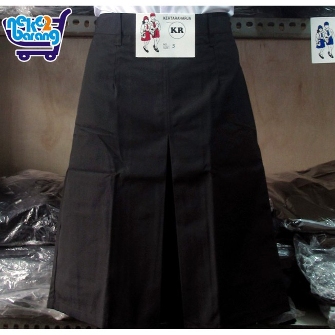 Rok Pendek Span SMA Hitam - Seragam Sekolah SMA
