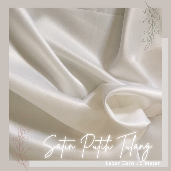 JUAL BAHAN KAIN FURING SATIN VELVET BACKGROUND BACKDROP FOTO PUTIH TULANG *U@