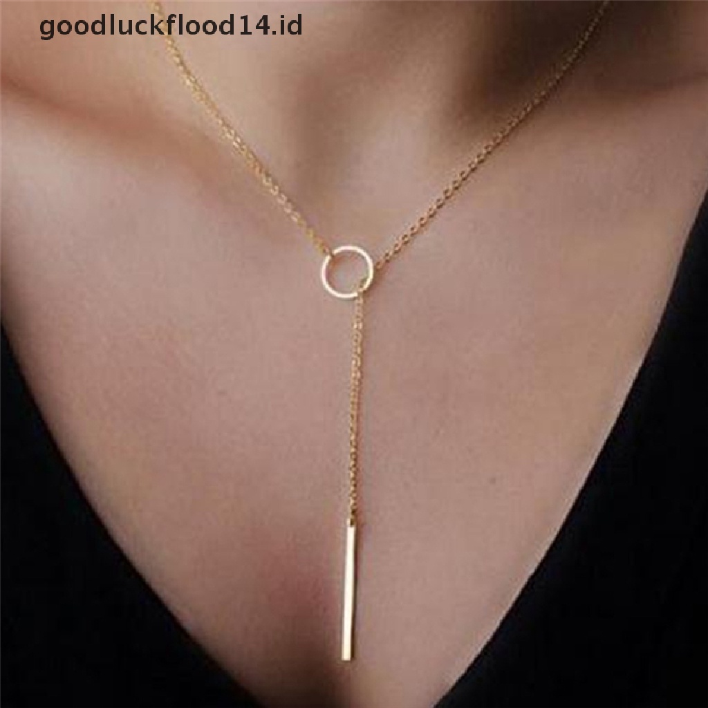 Kalung Rantai Choker Hias Liontin Bunga Kristal Untuk Wanita