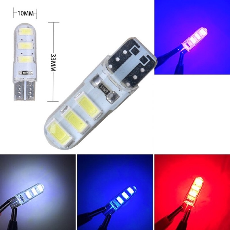 Lampu Sen Jelly T10 dan stop 13 mata H6 model jagung - Sein Gel Flash Kedip Strobo Running - Diam Senja Stop Kagung 13 Mata Led motor 12v