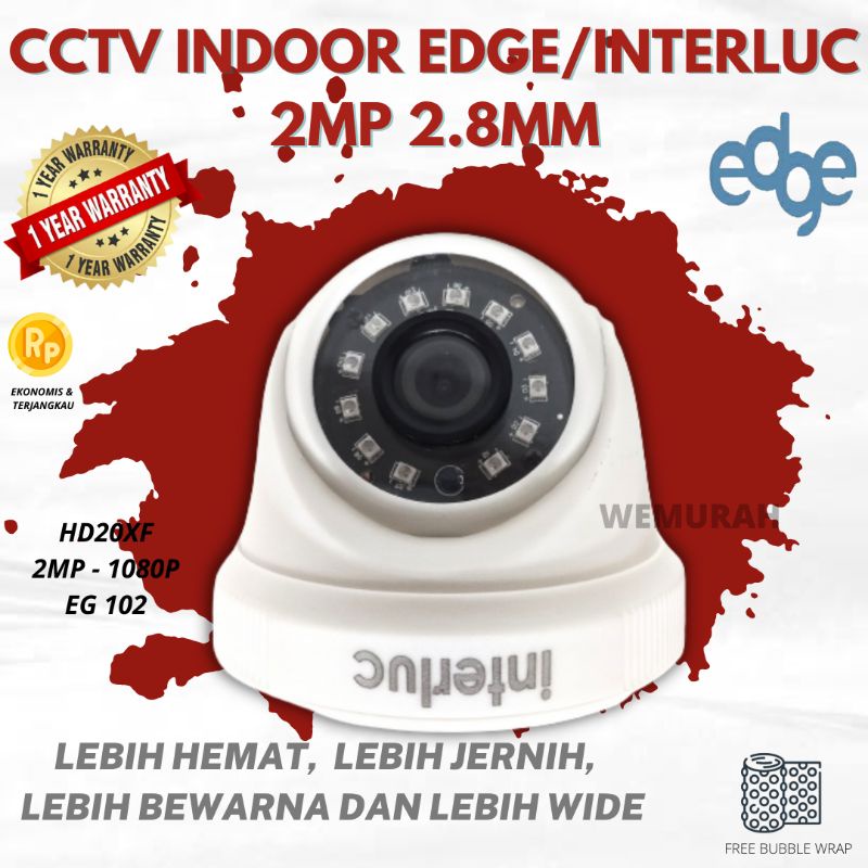 CCTV Indoor &amp; Outdoor 2MP EDGE - Kamera Pengintai HD1080P