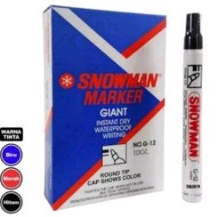 

Spidol Snowman G-12 permanen