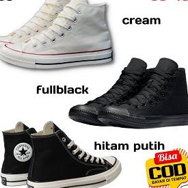 READY MURAH BOS KUepatu Sekolah Converse_70S Allstar Hitam Tinggi GRATIS WAIBAG KEREN .Sepatu Sneake