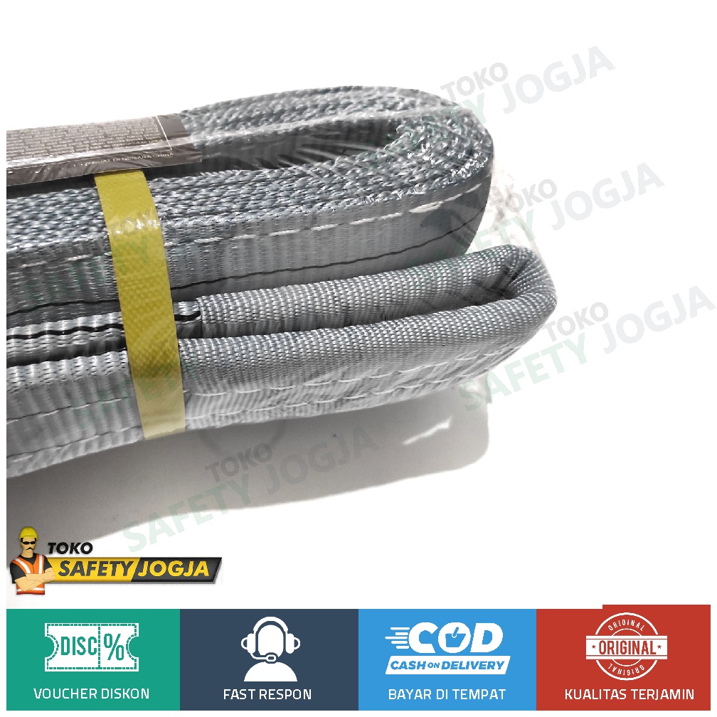 Webbing BELT SLING 4 Ton x 5 Meter Tali Pengikat POLYESTER GOSAVE