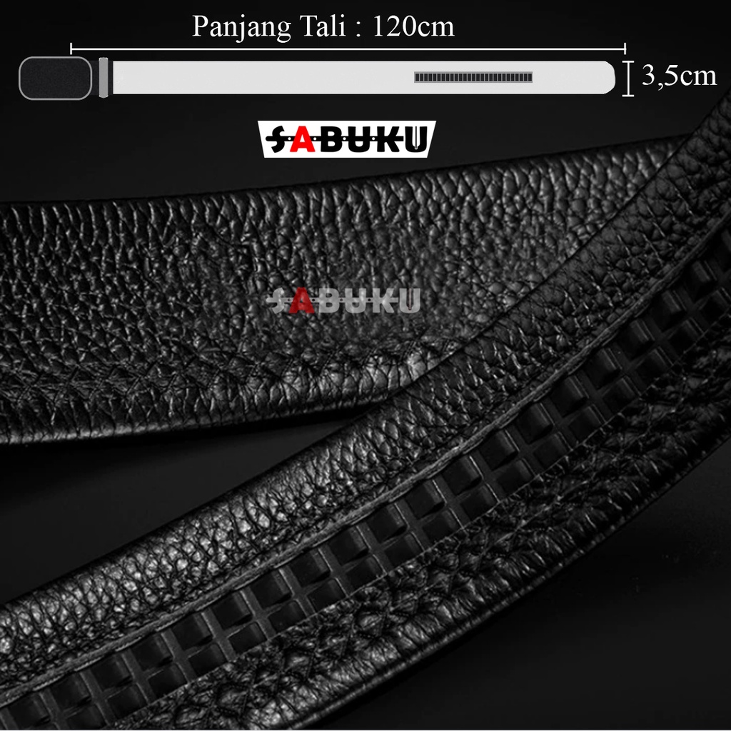 Ikat Pinggang Pria Model Rell Otomatis Gesper Cowok Sabuk Kulit Men Belt-059