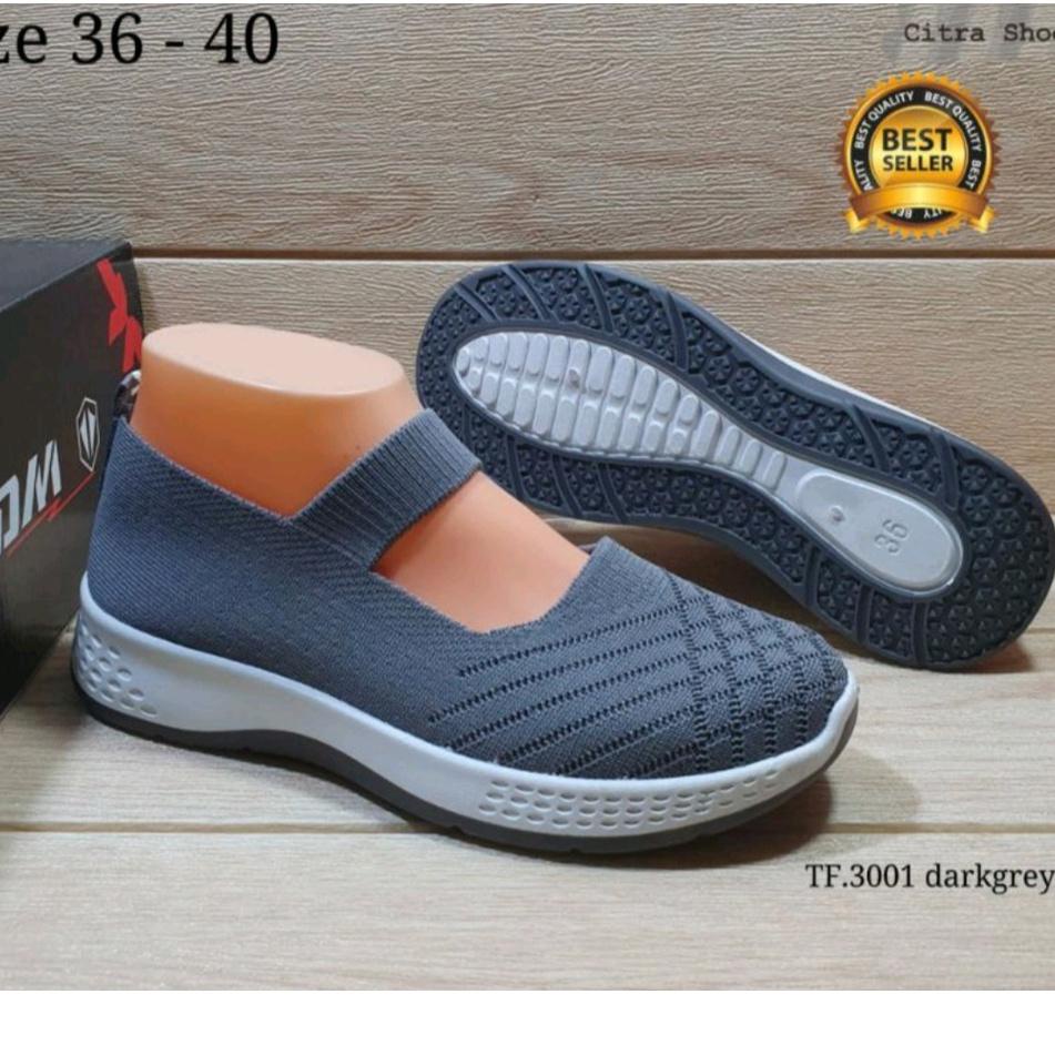 Sepatu Sneakers Wanita Rajut Import/Sepatu Sneaker Rajut KDM Original/Sneaker Perempuan Rajut /Sepat