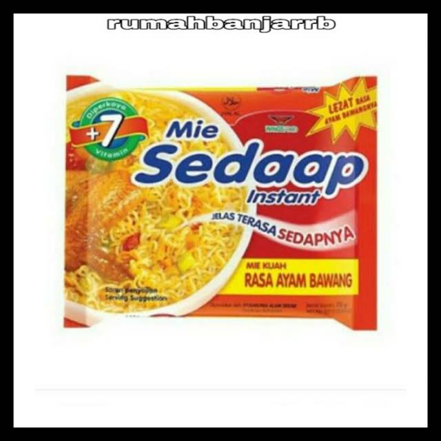 

[BAYAR DI TEMPAT] MIE SEDAAP RASA AYAM BAWANG