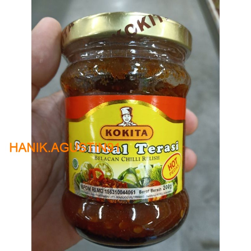 

KOKITA SAMBAL TERASI PEDAS 200GR