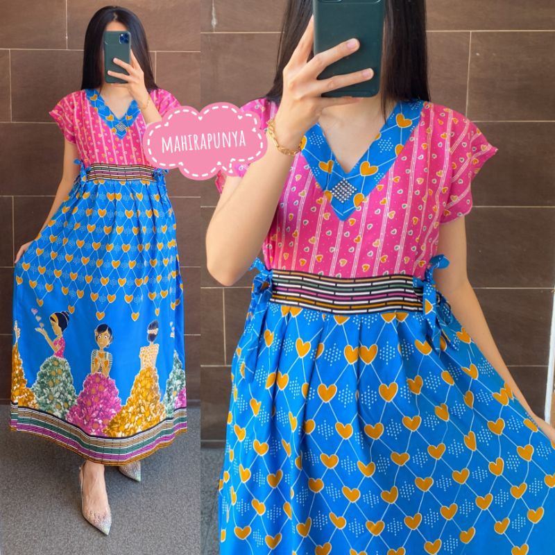 MT Nagita Daster Kekinian Viral Baju Tidur Wanita Dewasa Remaja Terusan Bahan Katun Rayon Tebal