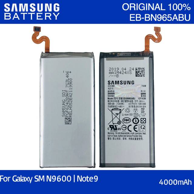 Baterai Batre Samsung Galaxy Note 9 N9600 Battery Samsung Note9 Original SEIN 100%