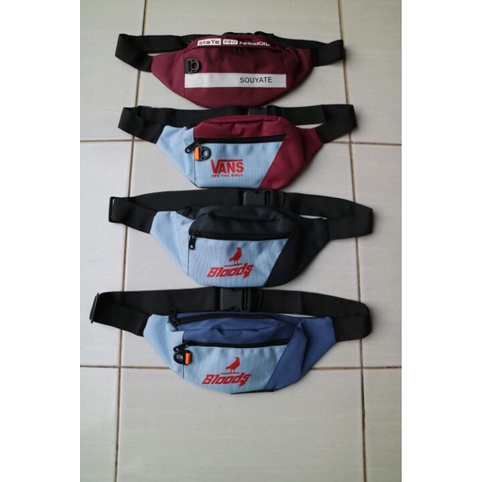 Tas Slempang / pinggang pria FTM 1lusin Paket Usaha