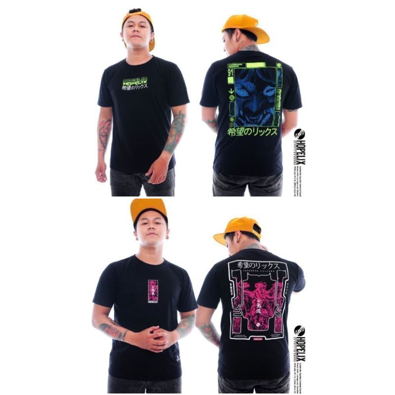 Kaos Distro Original Japan Jepang Streetwear Grosir Murah Keren Premium Kekinian Casual HOPELIX