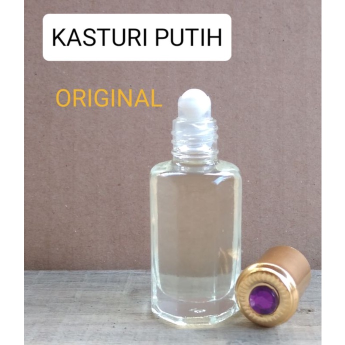 minyak wangi original AROMA KASTURI PUTIH /original murni bibi/ isi 12ml