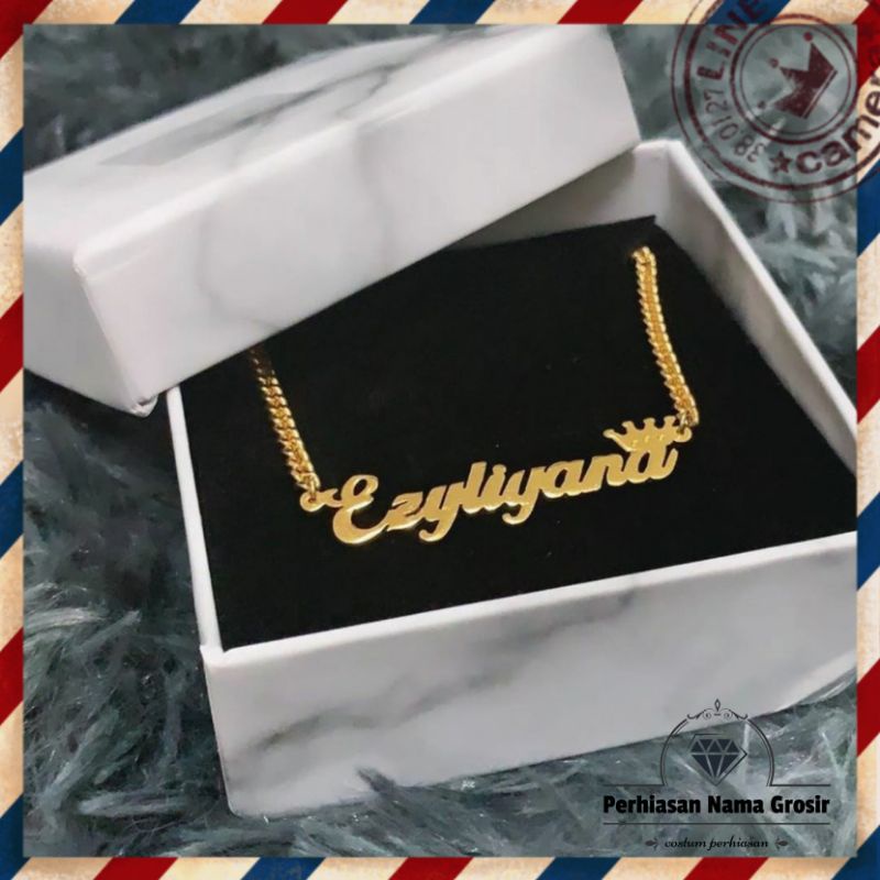 kalung nama anti karat kalung nama custom kalung nama anak kalung nama dewasa
