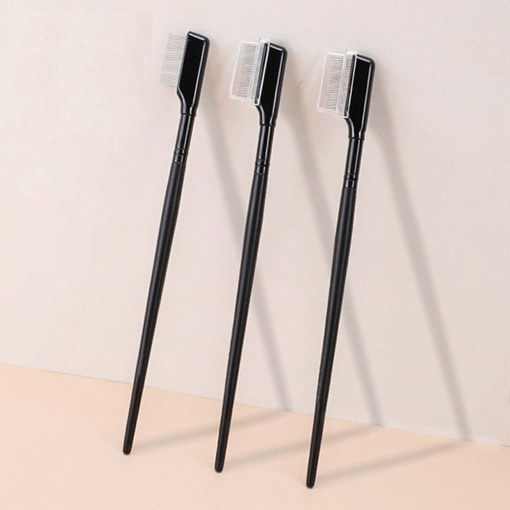 Alat Penjepit Bulu Mata Bahan Stainless Steel Dengan Cover Untuk Makeup
