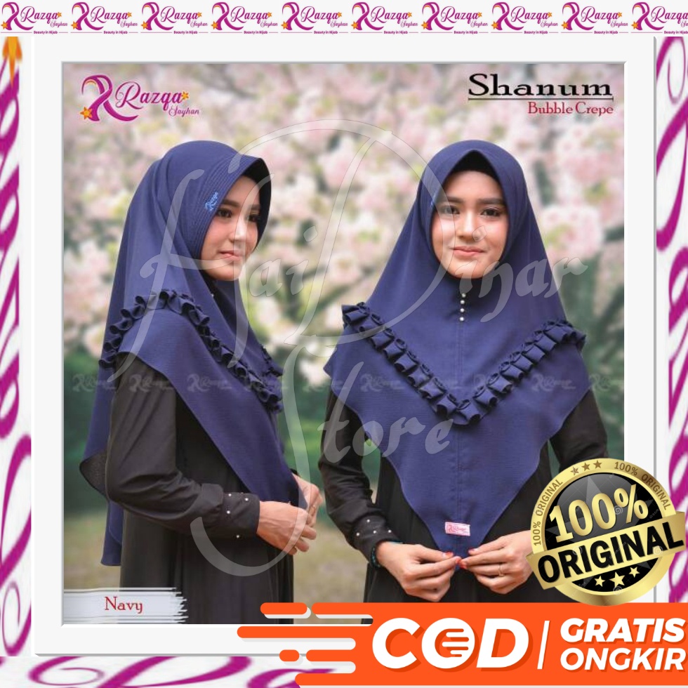 [Baru] Razqa Hijab Bergo Shanum