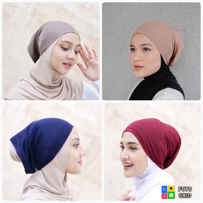 CIPUT BANDANA BASIC ARAB ORI DESMONDA HIJAB |Fashion